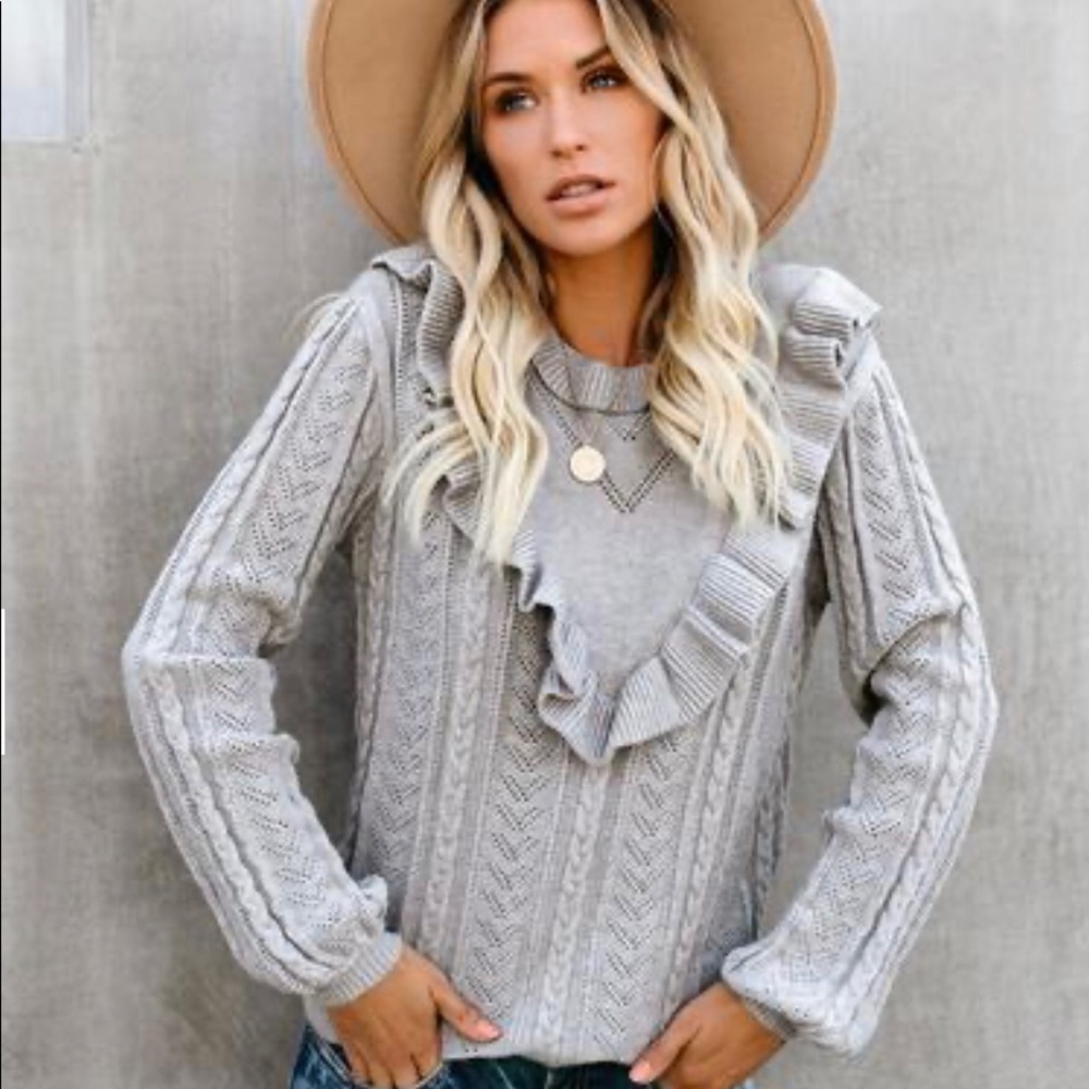 Vici Dolls Cable Knit Sweater